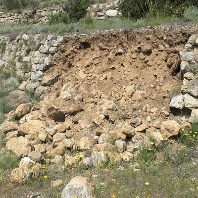Mur en pierres sèches