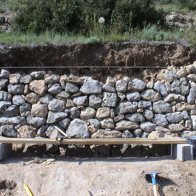 Mur en pierres sèches