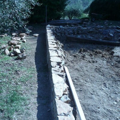 Mur en pierres sèches